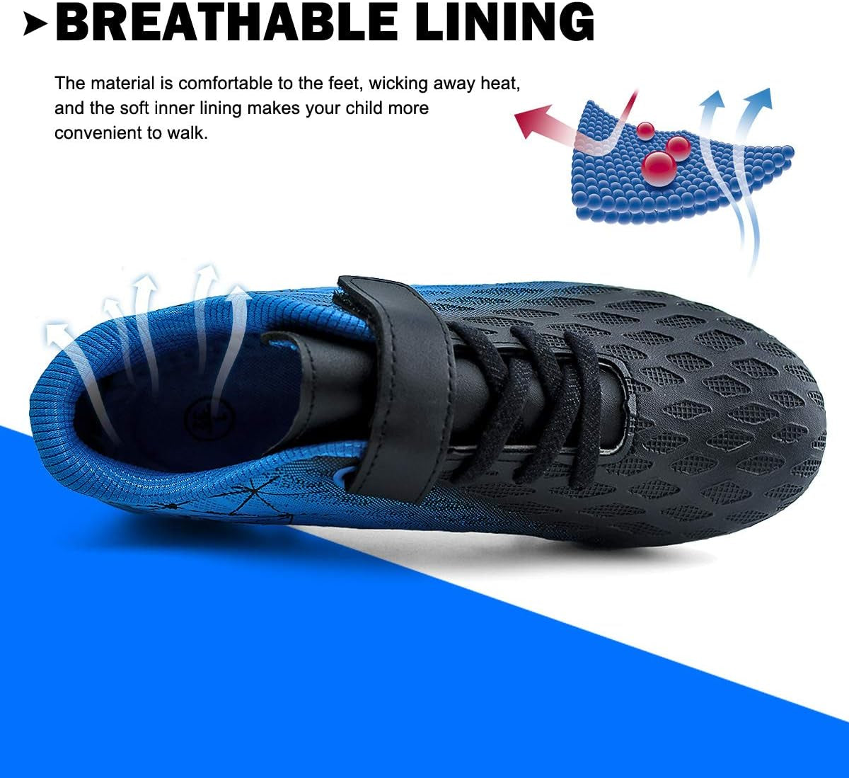 Kids Athletic outdoor football boots