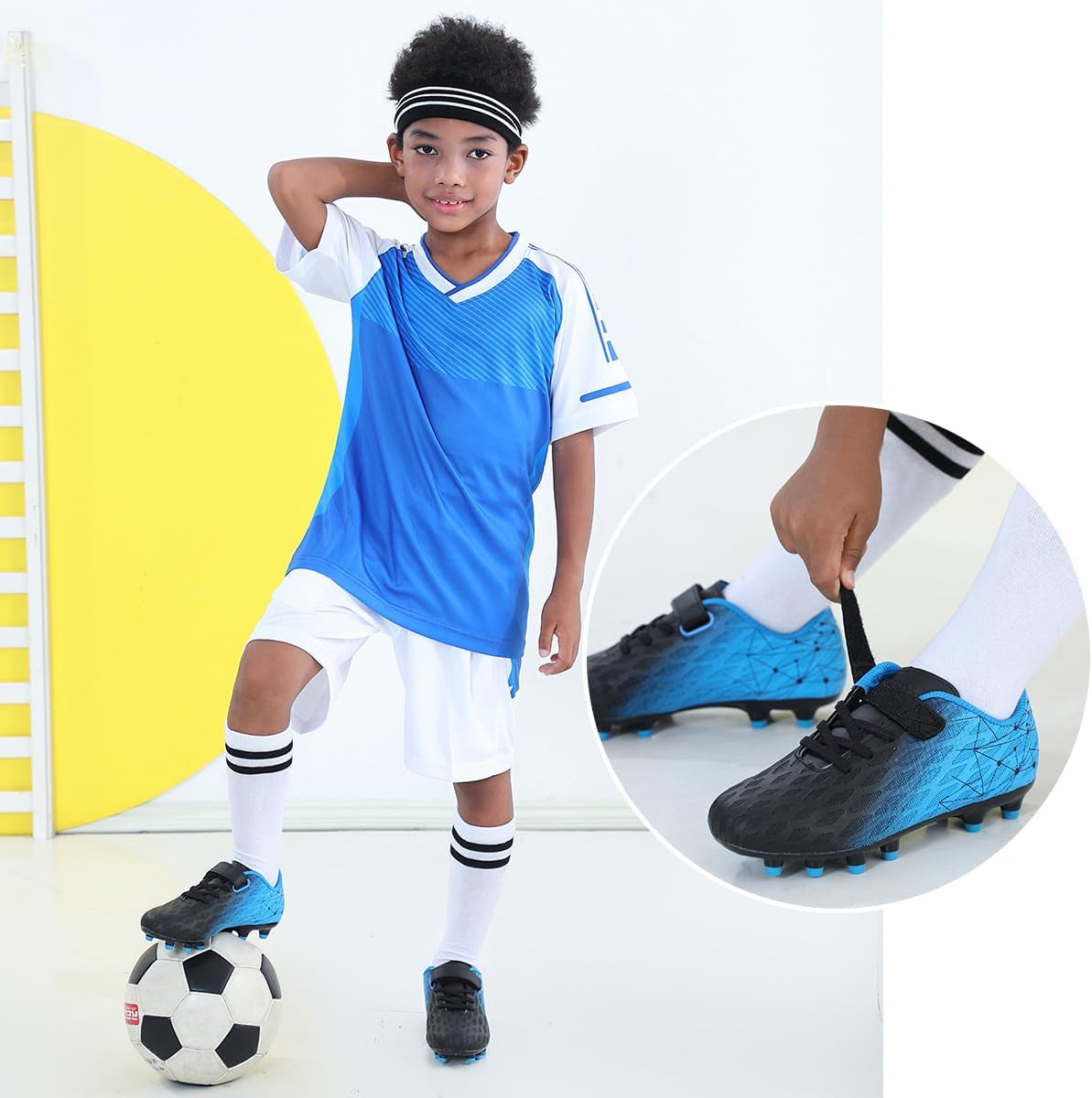 Kids Athletic outdoor football boots